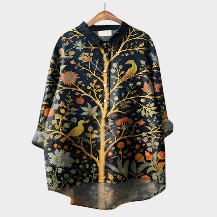 Women's Nola Collection Elegant Printed Blouse