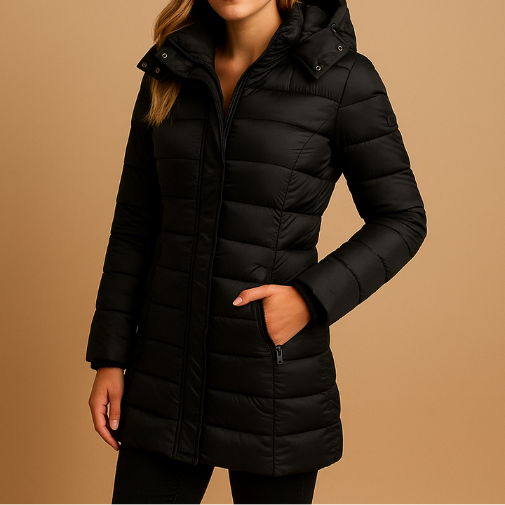 Elize Lightweight, Quilted Down Jacket - Elena Harper