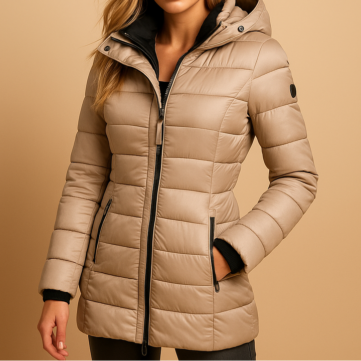 Elize Lightweight, Quilted Down Jacket - Elena Harper