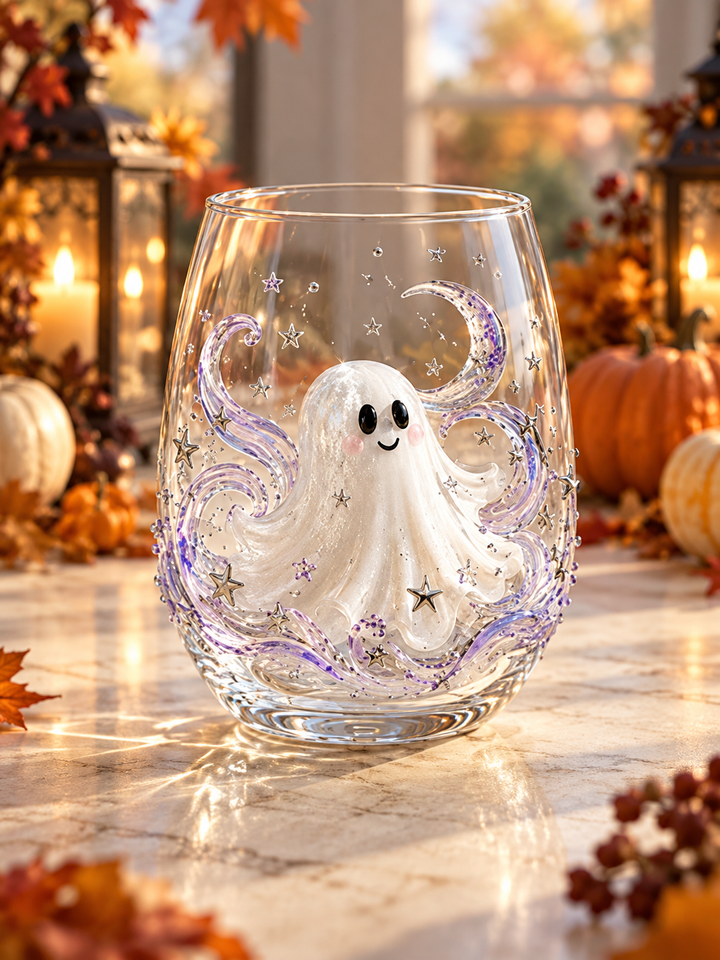 3D Halloween Decorative Glassware Collection