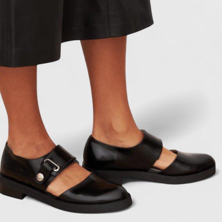 Women's Mary Jane Shoes with Thick Sole - Chic and Comfortable
