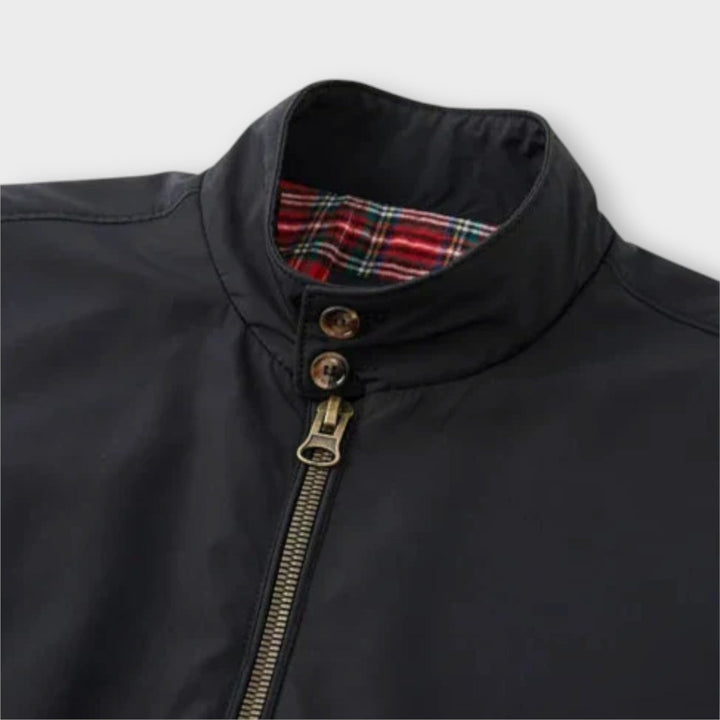 Lightweight Zip-Up Jacket for Men – High Collar Transitional Jacket