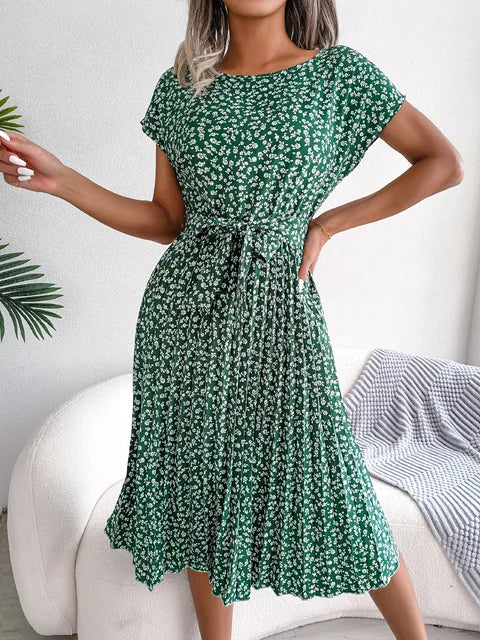 FloraChic A-Line Dress - Elena Harper