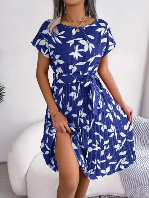 FloraChic A-Line Dress - Elena Harper
