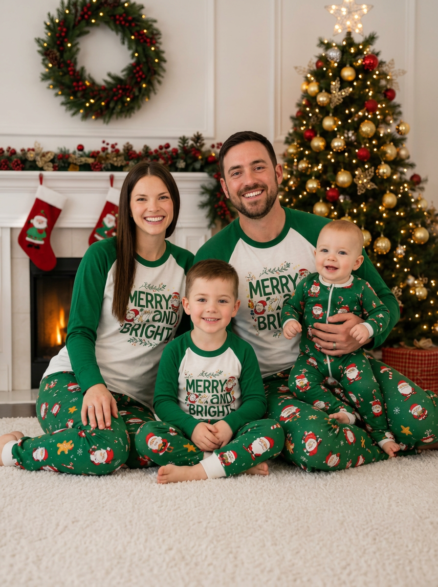 Gnome Matching Family Christmas Pyjama Set