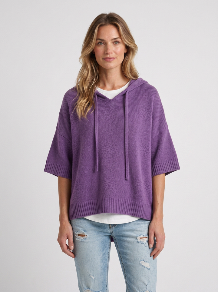 Oversized Cashmere-Touch Hoodie for Women