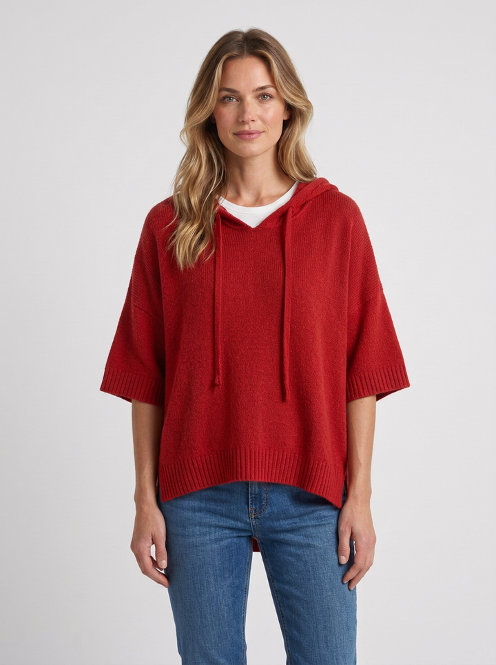 Oversized Cashmere-Touch Hoodie for Women
