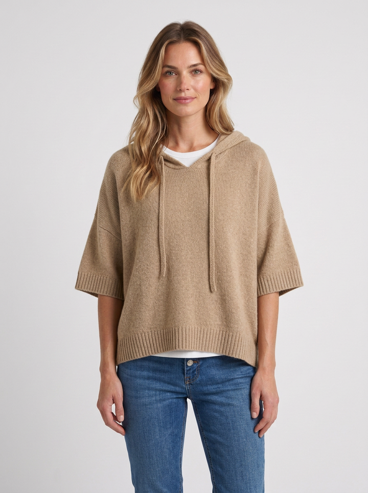 Oversized Cashmere-Touch Hoodie for Women