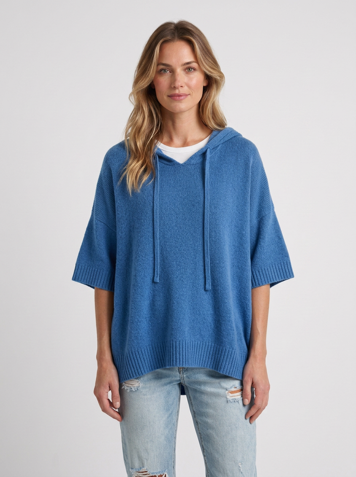 Oversized Cashmere-Touch Hoodie for Women
