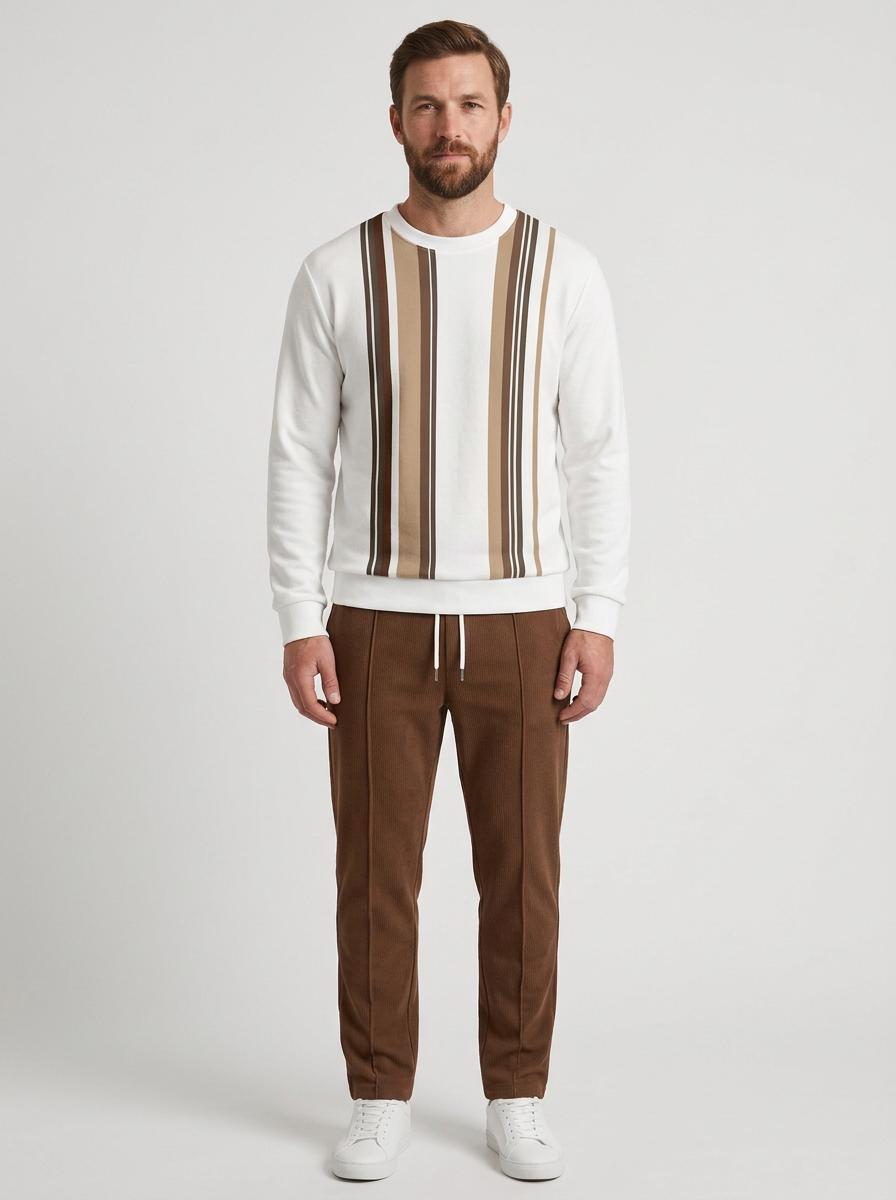 Smart Casual Two-Piece Set For Men
