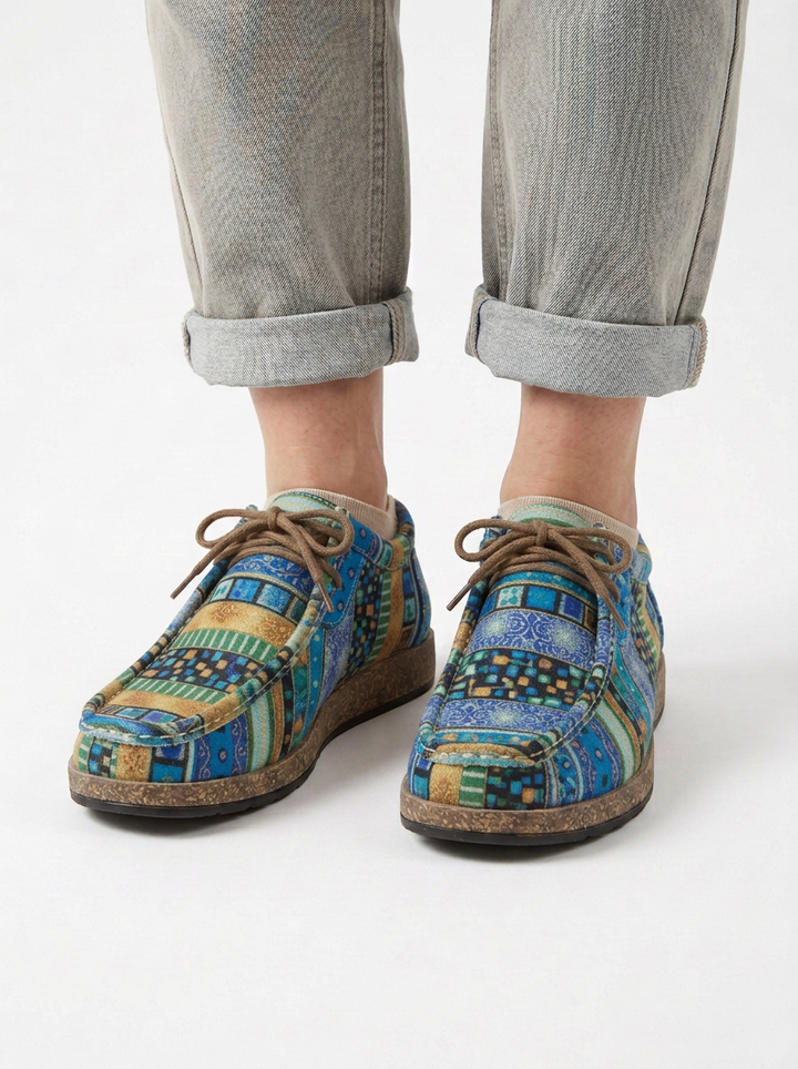 Lightweight and Comfortable Sneakers with Shock-Absorbing Sole for Women, view 3 - Elena Harper