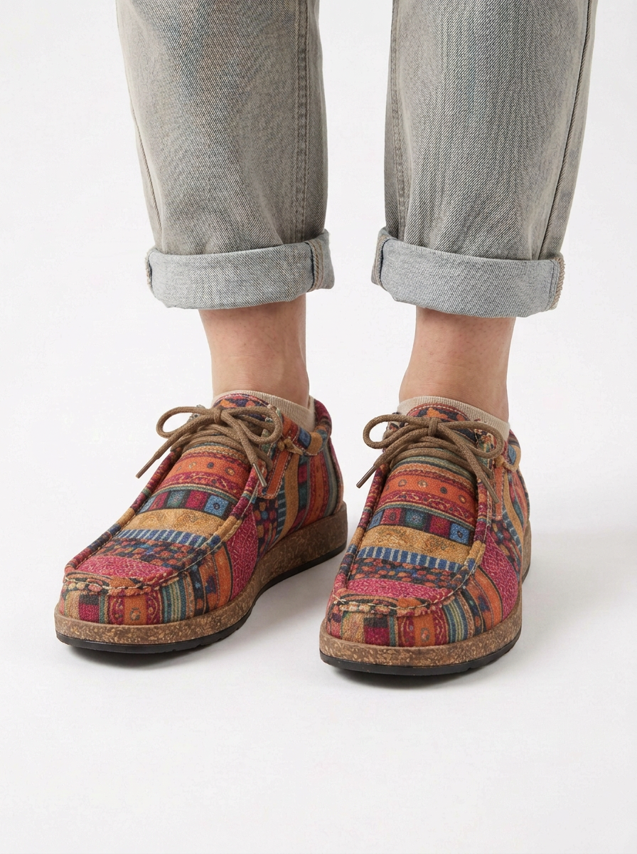 Lightweight and Comfortable Sneakers with Shock-Absorbing Sole for Women, view 2 - Elena Harper