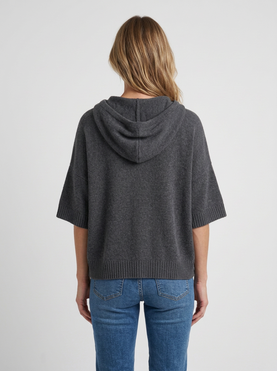 Oversized Cashmere-Touch Hoodie for Women