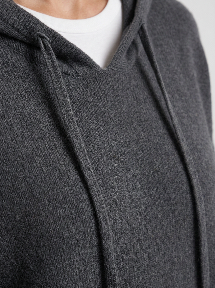 Oversized Cashmere-Touch Hoodie for Women