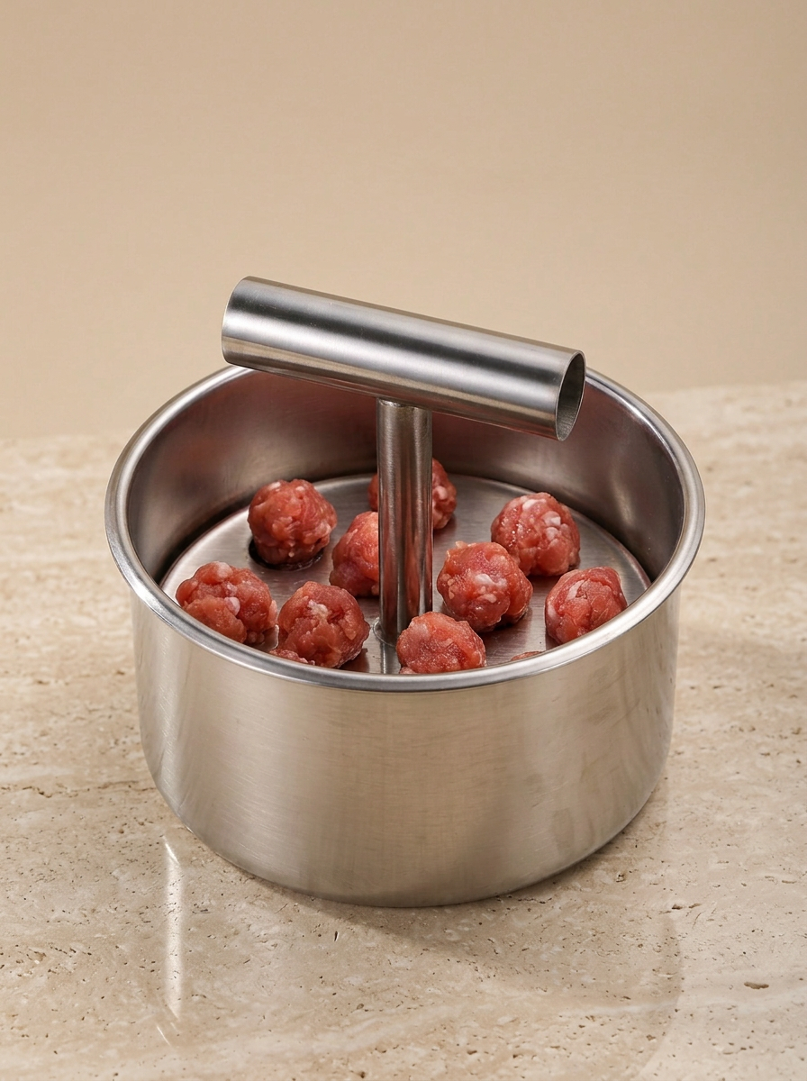 Stainless Steel Meatball Maker For 6 Or 12 Portions - Elena Harper