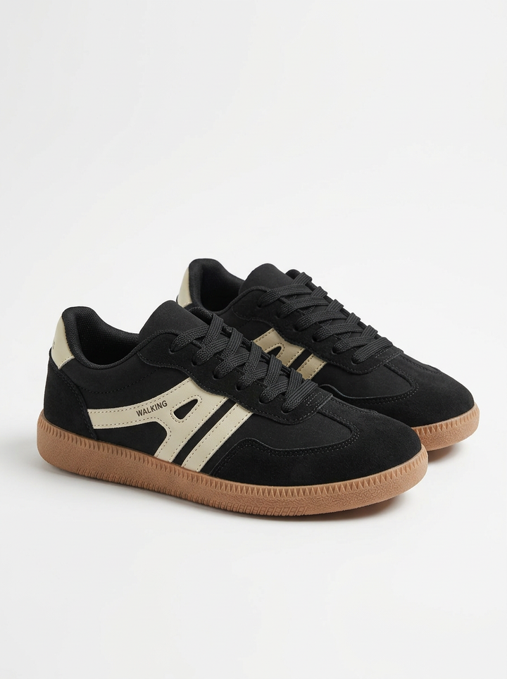Comfortable Striped Sneakers for Women