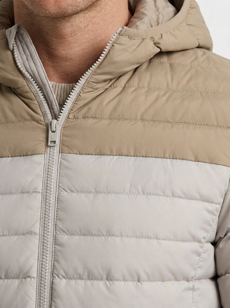 Men's Thermal Quilted Hooded Jacket