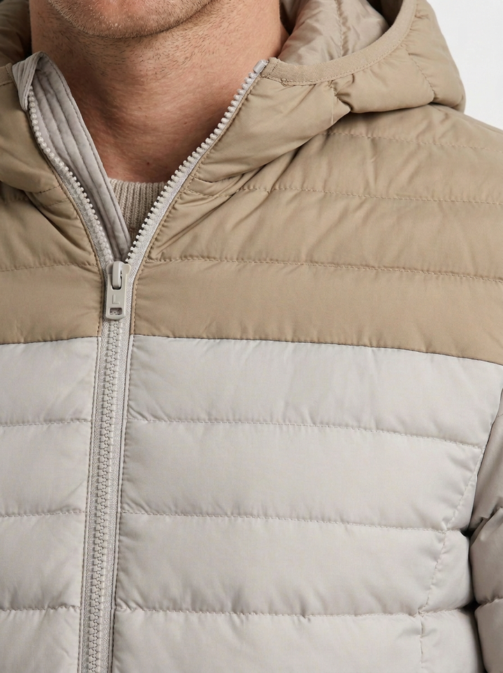 Men's Thermal Quilted Hooded Jacket