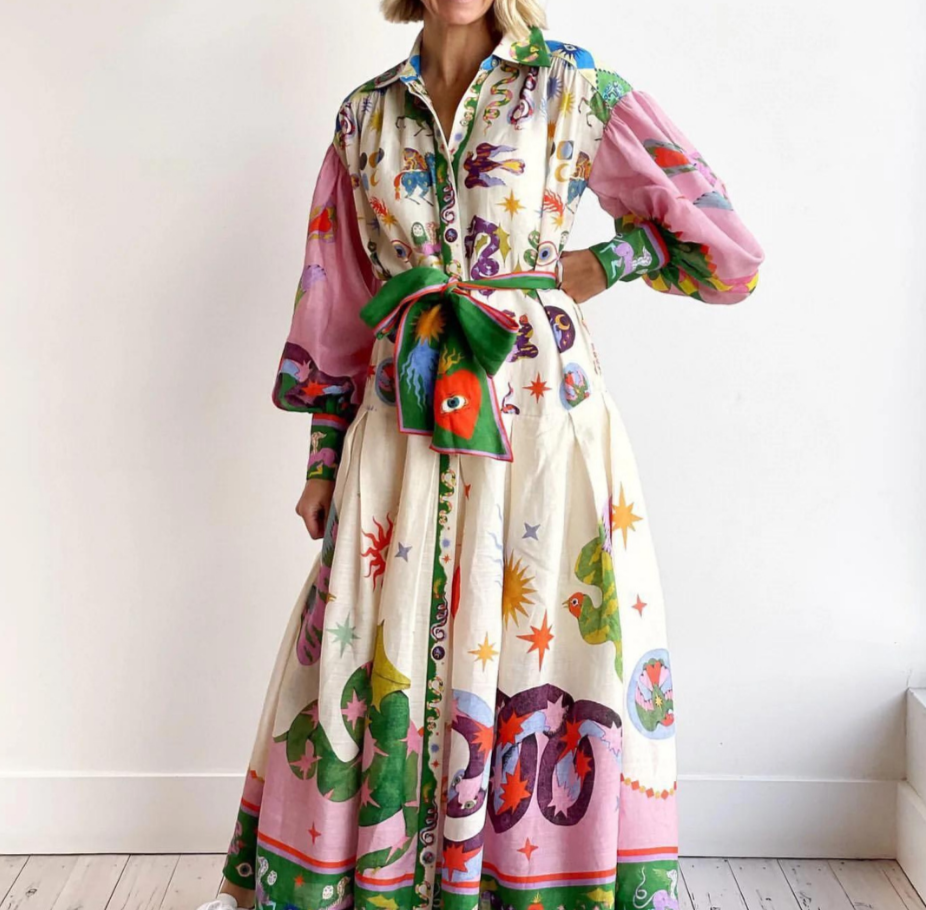 Celia Italian Maxi Dress - Elena Harper