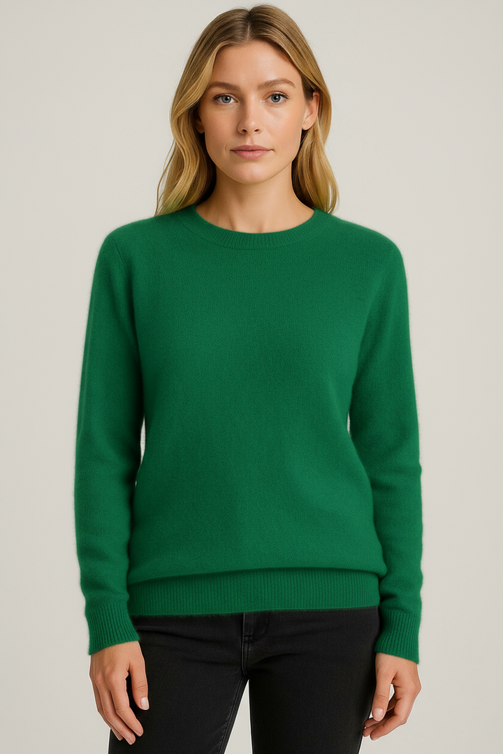 Freya Harper Classic Crewneck Sweater for Women - Elena Harper