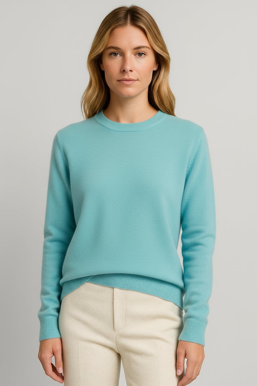 Freya Harper Classic Crewneck Sweater for Women - Elena Harper