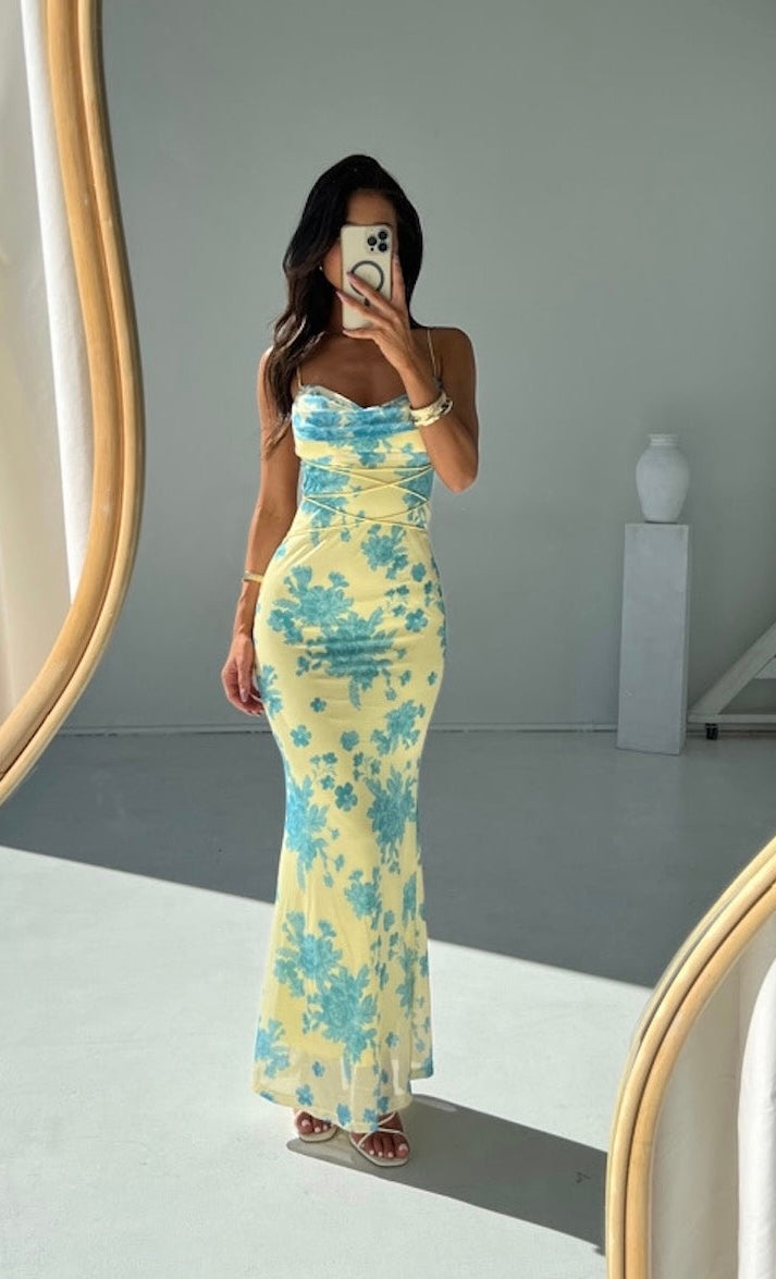 Women's Dahlia Bodycon Maxi Dress - Flattering & Versatile
