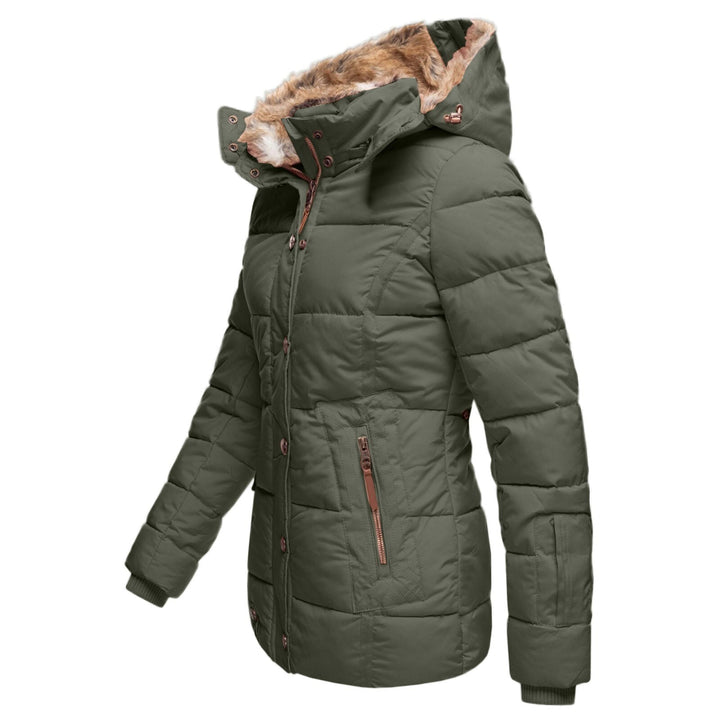 Brigitte - Chic Down Jacket with Fur Lining