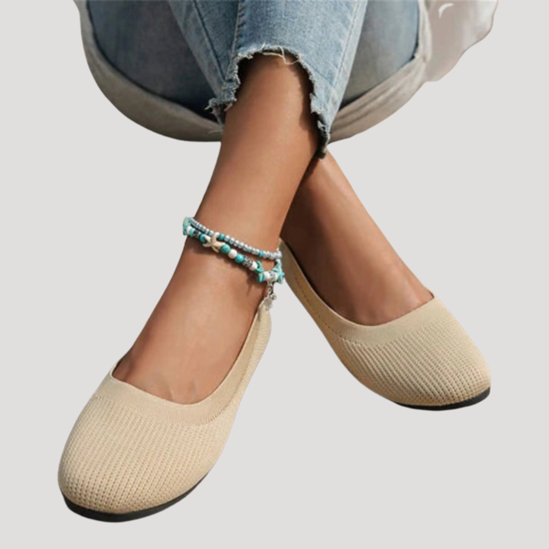 Breathable Mesh Ballet Flats for Women