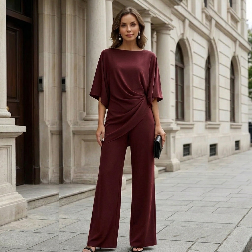 TWO-PIECE SET WITH WIDE LEGS FOR WOMEN