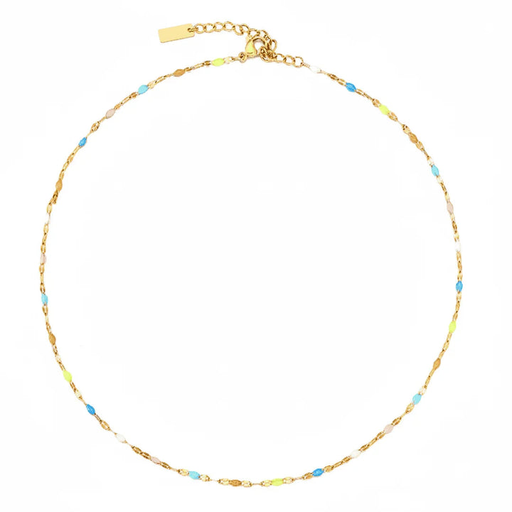 Noémie Delicate Colorburst Choker Multicolor Shine, view 2 - Elena Harper
