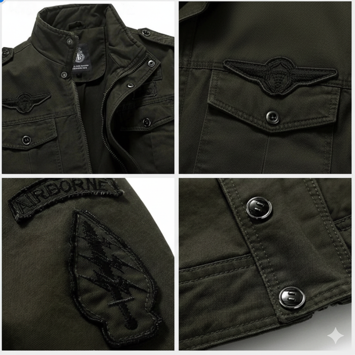 ELENA HARPER™  |  STRUCTURED MILITARY COAT FOR MEN