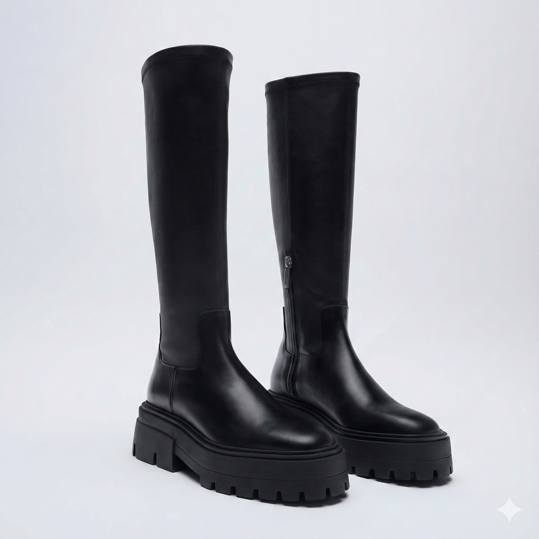 High-Top Platform Boots for Women - Kryndel