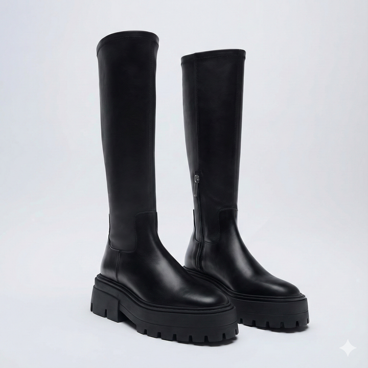 High-Top Platform Boots for Women - Kryndel