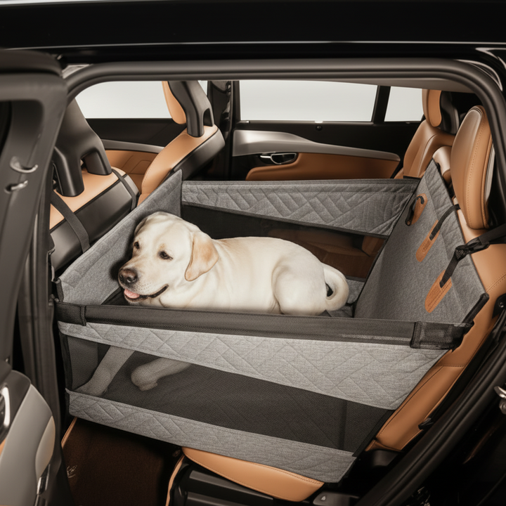 RIDEGUARD PET SEAT – Waterproof Memory Foam Car Mat for Dogs