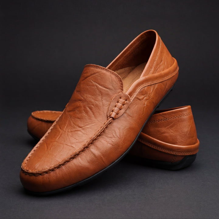 Florence Leather Loafers for Men - Elena Harper