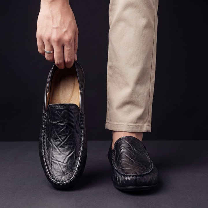 Florence Leather Loafers for Men - Elena Harper
