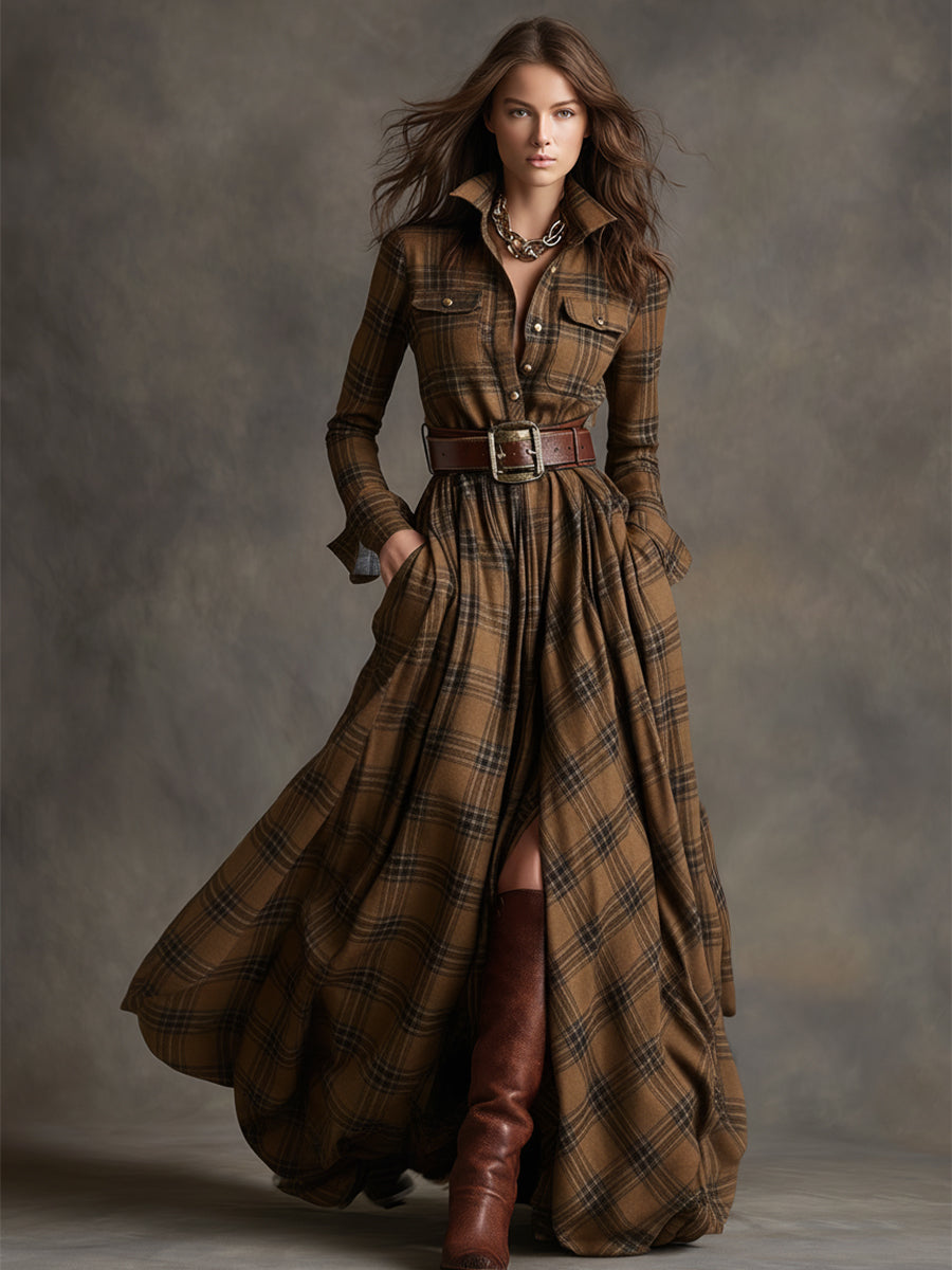 Evelyn Classic Elegant Shirt Dress - Elena Harper