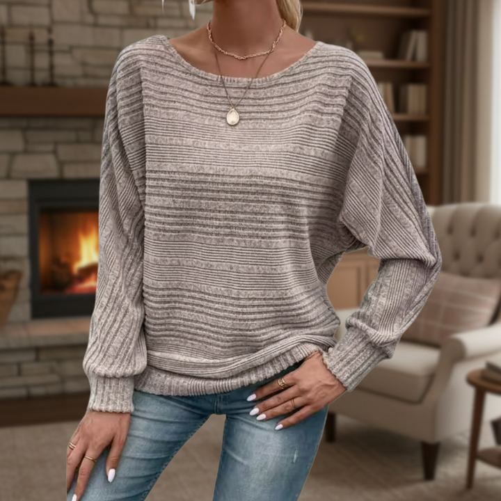 Striped Women's Sweater Lara - Elena Harper