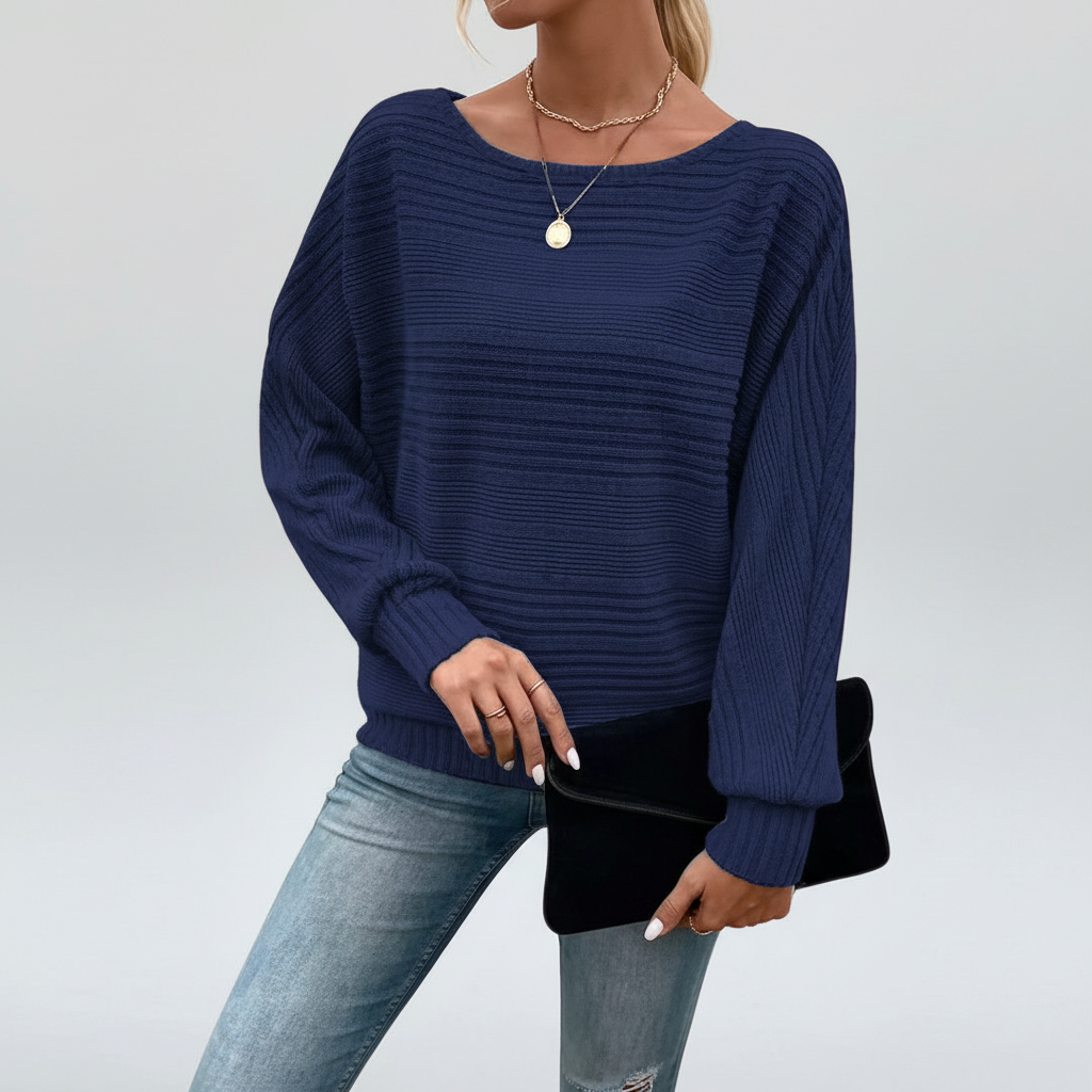 Striped Women's Sweater Lara, view 7 - Elena Harper