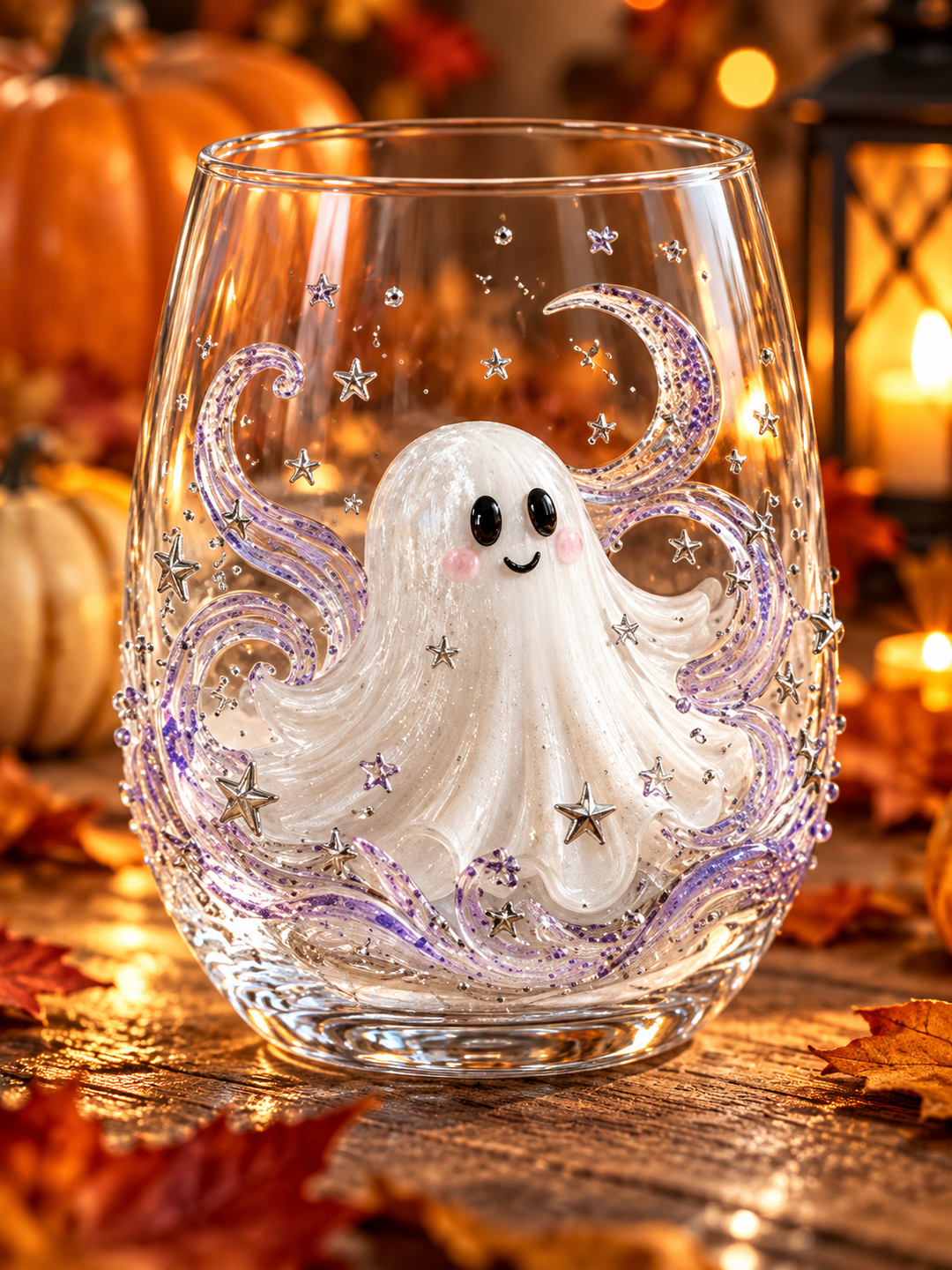 3D Halloween Decorative Glassware Collection