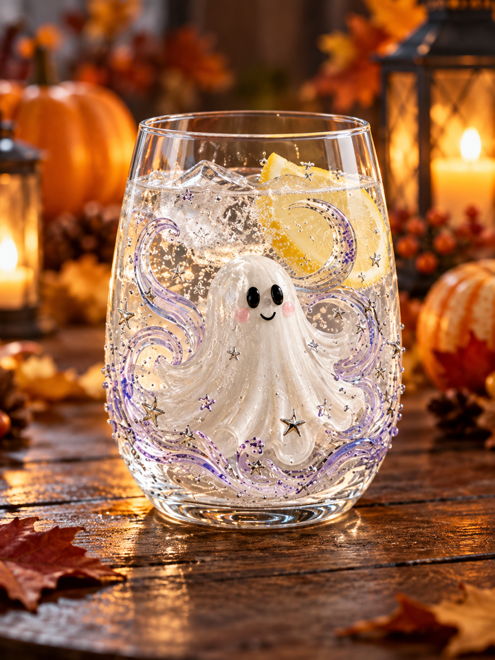 3D Halloween Decorative Glassware Collection