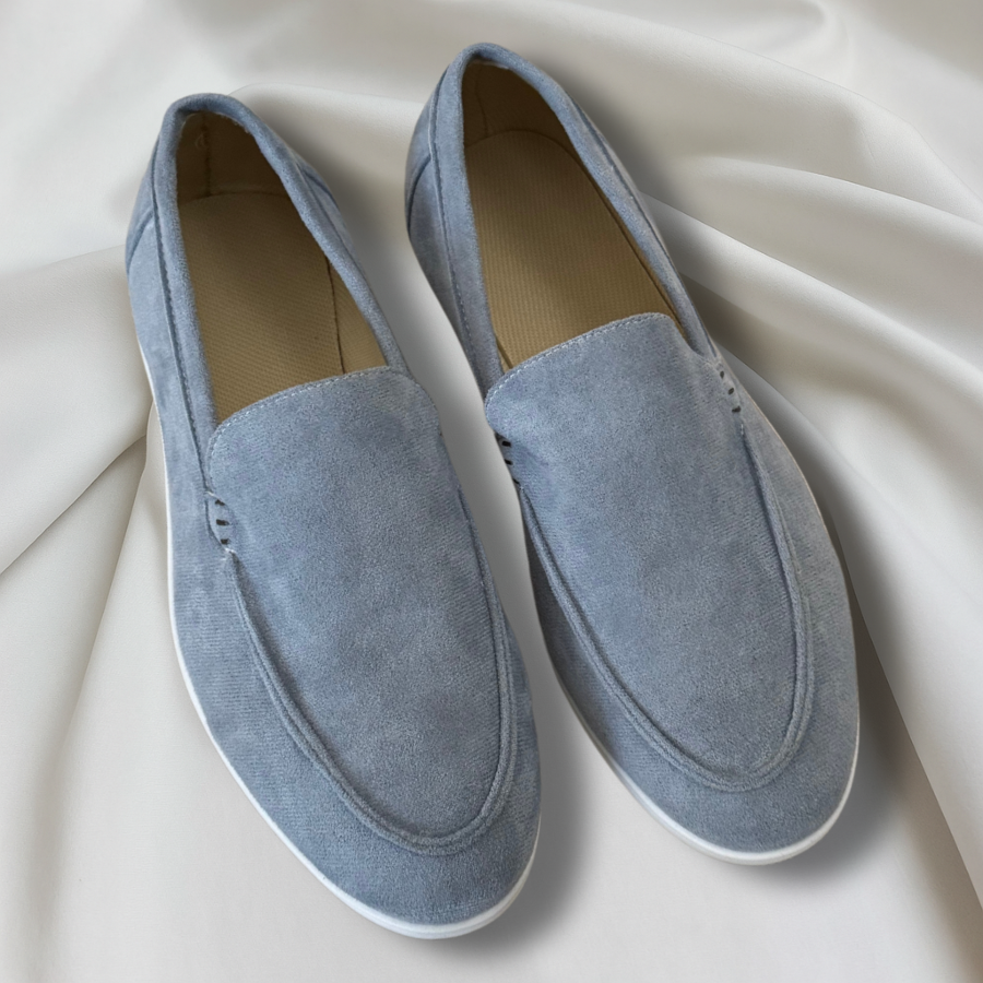 Elegant Suede Loafers for Men - Elena Harper