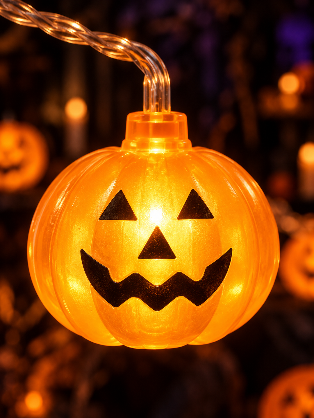 Halloween Pumpkin LED String Lights