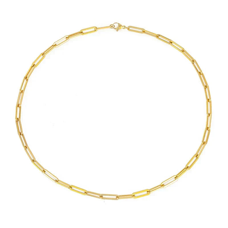 Archen Elegant Chain Necklace White Gold - Elena Harper