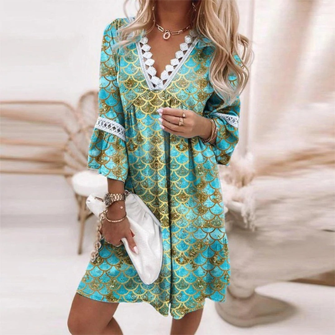 Bente - Women's Printed Loose Dress
