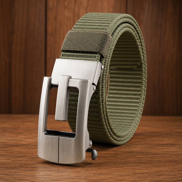 Automatic Metal Buckle Belt - Elena Harper