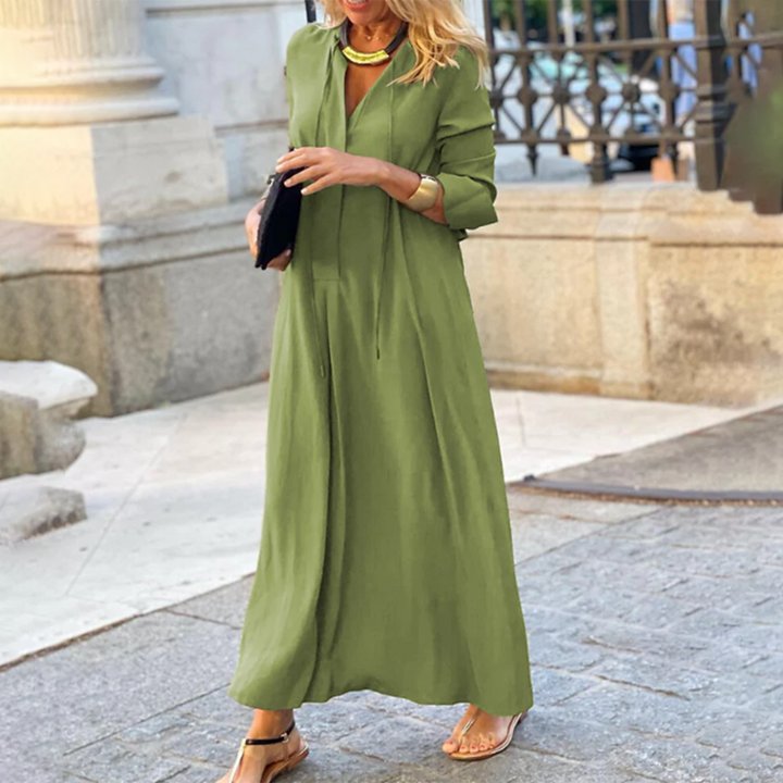 Vayenna – Comfortable Loose-Fitting Maxi Dress | Timeless, Light & Elegant