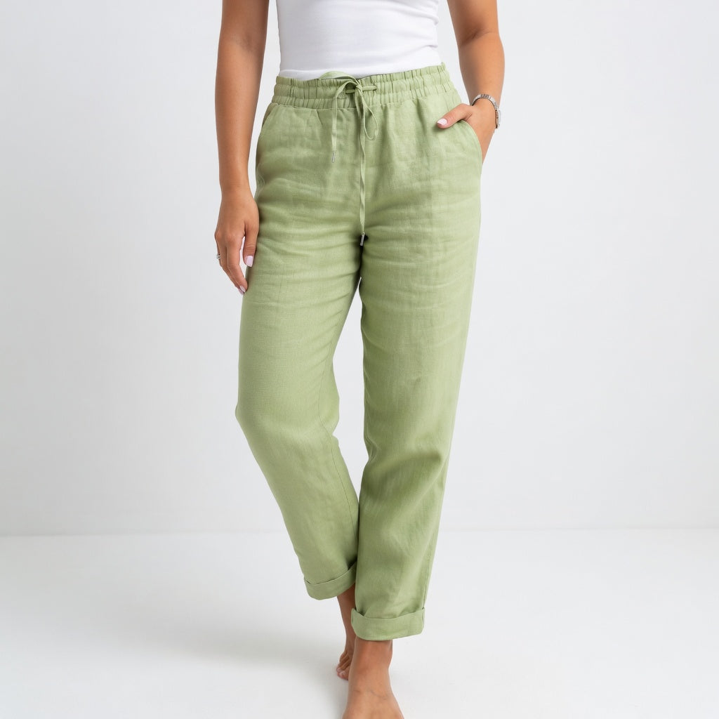 Albertine | Straight Cotton Pants