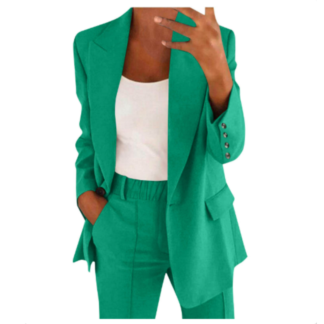 ALVERIA – ELEGANT BLAZER & TROUSER SET FOR ELEVATED STYLE