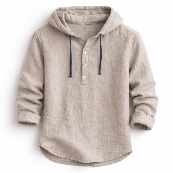 ELENA HARPER™  |  LINEN HOODIE FOR MEN